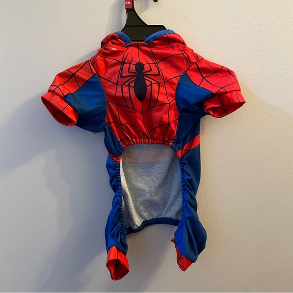 NWT Marvel Pet Fans Collection Spider-Man Dog Suit Costume Size Medium - Picture 2 of 5